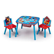 Nick Jr Paw Patrol Wood Kids Storage Table And Chairs Set By Delta Children Walmart Com In 2020 Paw Patrol Bedroom Kids Table And Chairs Toddler Table And Chairs