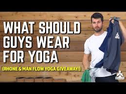 But dressing for yoga can be intimidating for beginning students. Man Flow Yoga Youtube