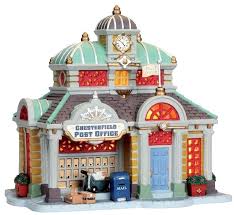Lemax 2015 Chesterfield Post Office 05043 Nib Free Shipping 48 States Lemax Christmas Village Dolls House Shop