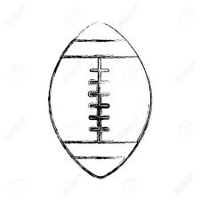 Pour tous les âges, pour une pratique académique, clubs et loisirs, ballon de football entrainement ou compétition avec poids et tailles officiels, certains ballons ballon de football ligue 1 elysia pro training 2.0 uhlsport. Esquisse Dessiner Football Americain Ballon Dessin Anime Graphique Clip Art Libres De Droits Vecteurs Et Illustration Image 79942791