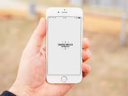 Man Hand Iphone 6 Mockup Blurred Free Mockup Iphone Iphone 6 Mockup