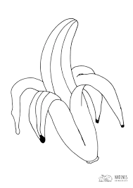 Maybe you would like to learn more about one of these? Ausmalbild Banane Quer Gratis Malvorlagen