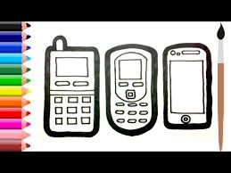 Learn how to draw for kids with these fun and easy tutorials. Mobile Phone Drawing Easy For Kids Technoboz