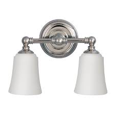 Name brands · excellent service · low prices · huge selection Feiss Huguenot Lake Polished Chrome Finish 2 Light Bathroom Wall Light Tiffany Lighting Direct