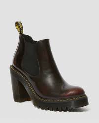 How to wear your doc martens boot. Hurston Women S Arcadia Leather Heeled Chelsea Boots Dr Martens Official