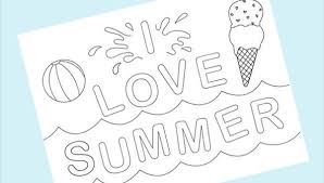 Summer bucket list free printable coloring kids will love the fun images of beaches parks flowers animals ice cream and more summertime fun these free printable summer coloring pages are a great activity the kids can do this summer when. 9 Cool Summer Coloring Pages Pdf Png Free Premium Templates