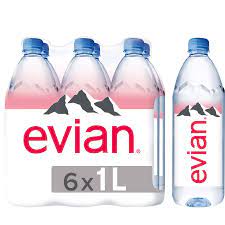 Evian water starts as rain and snow and infiltrates through the ground of our impluvium before slowly *excluding cap and label. Buy Evian Natural Spring Water 1l X Pack Of 6 Online Shop Beverages On Carrefour Uae