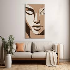 Vertical Wall Art 24x48" Hand-Painted Red Flower Oil Painting