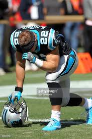 News Photo Christian Mccaffrey Of The Panthers Kneels In Carolina Panthers Football Christian Mccaffrey Carolina Panthers