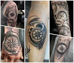 Kroatien karte anhänger, gefertigt sandsack geschenk sind von hand. 1001 Ideen Fur Ein Kompass Tattoo Infos Uber Ihre Symbolischen Bedeutungen