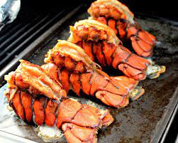 Grilled Lobster Tails The Cookin Chicks Recipe Grilled Lobster Grilled Lobster Tail Lobster Recipes Tail