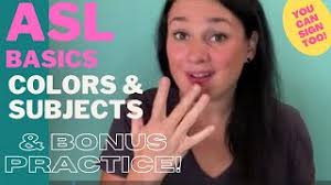 Basic ASL Colors