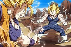 Dragon ball fighterz (dbfz) is a two dimensional fighting game, developed by arc system works & produced by bandai namco. Dragonball Z Goku Ss2 Vs Vegeta Ss2 Fight Scene Good Episode Dragon Ball Dragon Ball Image Goku Vs