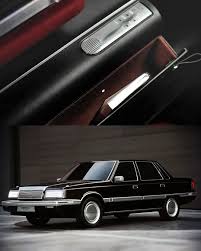 Image result for Dark Blue 1980 Hyundai