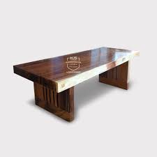 Walaupun pada pengerjaannya kita menggunakan sambungan laminasi, finger joint atau konstruksi yang lain untuk papan atas meja misalnya, bahan. Meja Kayu Solid Trembesi Minimalis Modern Mjs Furniture Jepara
