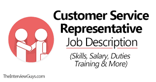 Salary, job growth, employers, best schools. Customer Service Representative Job Description Skills Duties Salary More