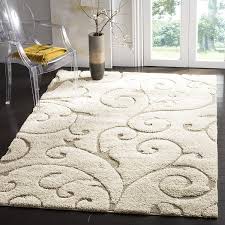Fluffy pile & style online at land of rugs. Premium Swirl Thick Plush Cream Beige Shag Rug Modern Rugs And Decor