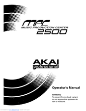 Akai Mpc 2500 Manuals