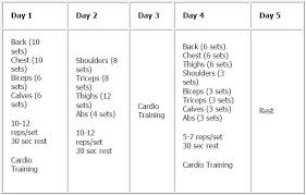 workout chart for men jasonkellyphoto co