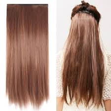 How to wash clip in hair extensions. Wma Fashionable 23 Light Brown Straight Full Head Clip In Hair Extensions Perm Wash Amaz Hair Extensions Best Clip In Hair Extensions Hair Extensions For Sale