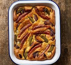 Vegetarian toad in the hole makes a cheap and delicious veggie dinner. Veggie Toad In The Hole Recipe Bbc Good Food