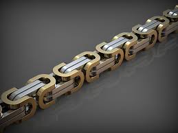 Chain Link 186 3d Print Model In 2020 Chain Link Print Models Jewelry Model