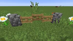 As mentioned above, you can use any wood to make a wood fence. If You Place A Fence Gate Next To A Wall You Get A Really Nice Wavy Pattern Detailcraft Minecraft Wall Minecraft Fence Ideas Fence Gate