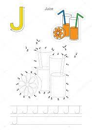 The hungarian alphabet contains 40 natural letters, including 14 vowels. Numbers Game For Letter J Stock Vector Image By C Anna Mikhailova 103835724