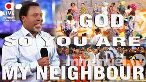 By ishfaq · published 30th april 2017 · updated 30th april 2017. Tb Joshua Sermon My Neighbour So You Are God Fan Emmanuel Tv Prayers For Healing Emmanuel Tv Sermon