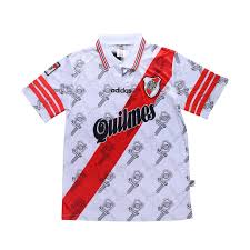 River plate tercer jersey 2019siempre te emocionas cuando ves al club atletico river plate dominar e. 96 97 River Plate Home White Retro Jerseys Shirt River Plate Soccerdealshop