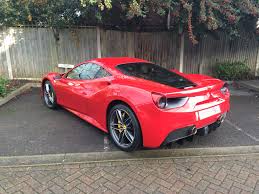 Ferrari parts prolong the life of your car. One Of The First Ferrari 488 Supplied By Scuderia Automotive In The Uk The Front Bumper Carries A Sharper More Aggressive Performance Auto Parts Car Ferrari