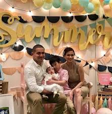 Meantime, lj appears to still be following the actor and his photos remain on her instagram account. Take A Look At Paolo Contis At Lj Reyes S Daughter Summer Ayana Christening Ptama Net