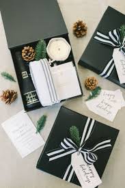Holiday Gift Box Black And White Custom Client Gift Boxes Designed For The Holidays Ar Corporate Holiday Gifts Client Appreciation Gifts Client Holiday Gifts