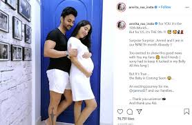 Hubby anmol is seen too. Baby Coming Soon Vivah Actress Amrita Rao Confirms Pregnancy Shares Adorable Bump Photo The New Indian Express