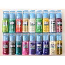 Martha Stewart Crafts Frost Translucent Glass Paint In Assorted Colors 2 Ounce 33191 Bubble Gum Acrylic Paint Set Window Stained Faux Stained Glass