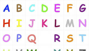 Free printable alphabet and number templates to use for crafts and other alphabet and number learning activities. Colorful Alphabet Letters From A To Z In Upper Cases Free Printable Worksheets For Kids