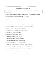 Englishlinx Com Conjunctions Worksheets Conjunctions Worksheet Conjunctions Correlative Conjunctions