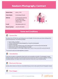 Free email templates for photographers. Newborn Photography Contract Template Pdf Templates Jotform