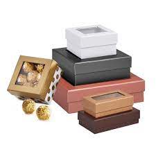 Large or small, lidded or open. Window Gift Boxes Gourmet Rigid Boxes Box And Wrap