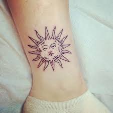 Sun Tattoo Designs And Meanings Sun Tattoo Sun Tattoo Designs Sun Tattoos Our first example of an intermingled sun and moon tattoo. sun tattoo designs and meanings sun