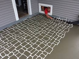 Austrian Cobblestone Stencil Concrete Patio Designs Patio Design Concrete Wood Floor