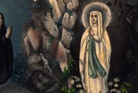 Primera aparición de la virgen de lourdes: Retablo A La Virgen De Lourdes Coleccion De Arte Virreinal Y Siglo Xix Museo