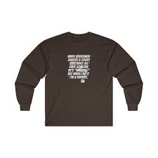 Long Sleeve Tee When Spiderman Shoots a Sticky Substance All Over Its Fine  but When I Do..... Clothing Apparel T-shirt Gift Adult Mature