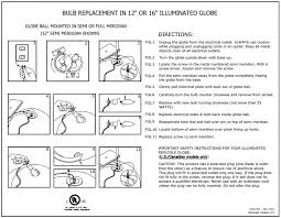 Light Bulb Replacement Instructions For Replogle Globes