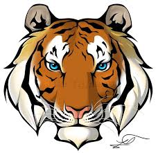 Awesome Color Ink Tiger Head Tattoo Design Tiger Head Tattoo Tiger Face Tiger Head