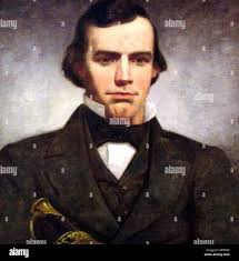 English: Oil portrait of Civil War officer John Q. Marr, VMI Class of 1846,  who was killed in Battle at Fairfax Court House