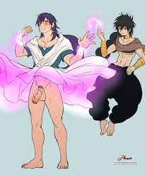 2boys balls blush flaccid foreskin judal judar magi: the  labyrinth of magic male male only multiple boys muscle penis phausto pubic  hair sinbad (magi) sweat testicles uncut undressing 
