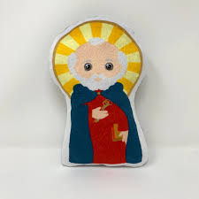 Saint Peter Stuffed Doll. Saint Gift. Easter Gift. Baptism. Catholic B