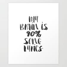 Show your special one some affection and fondness. Funny Quote My Brain Funny Wall Art Bedroom Decor Funny Print Bathroom Decor Print Teen Poster Art Print By Nathanmooredesigns Society6