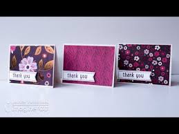 Choose a thicker paper in a cream or beige color. Quick And Simple Handmade Thank You Cards Youtube